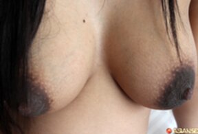 Pregnant Anita strips and gets fucked and creampied