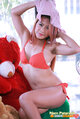 Nam patarada removing her top in bra and panties